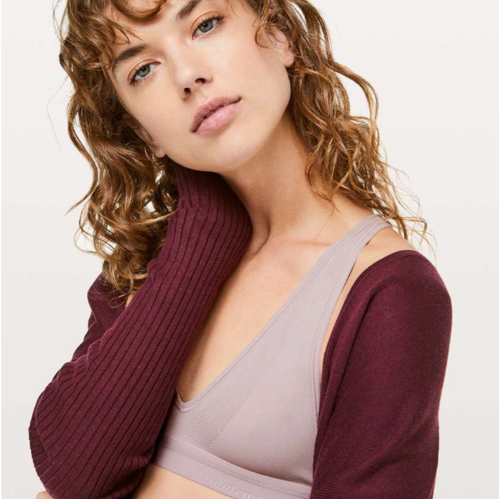 NWT • Lululemon • A Little Bit Closer Bralette S